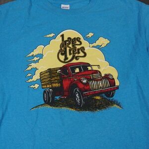 Les Brers Shirt‎ Mens Large Blue Graphic Allman Brothers Spinoff 2016 Fall Tour